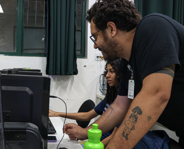 Curso de Publicidade realiza workshop de Adobe Premiere para edio de vdeos
